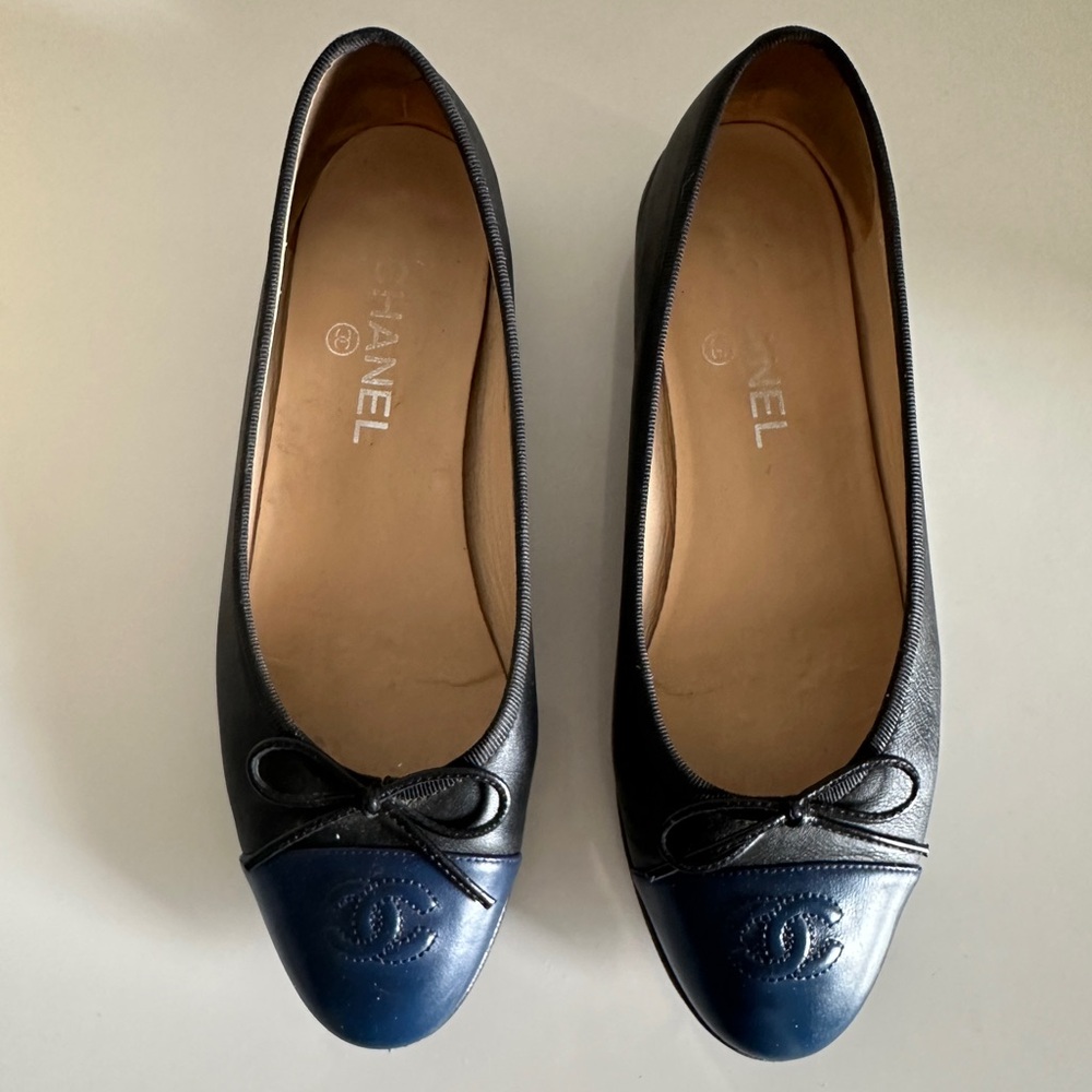CHANEL CC logo ballet flats - size 9 | IT 39